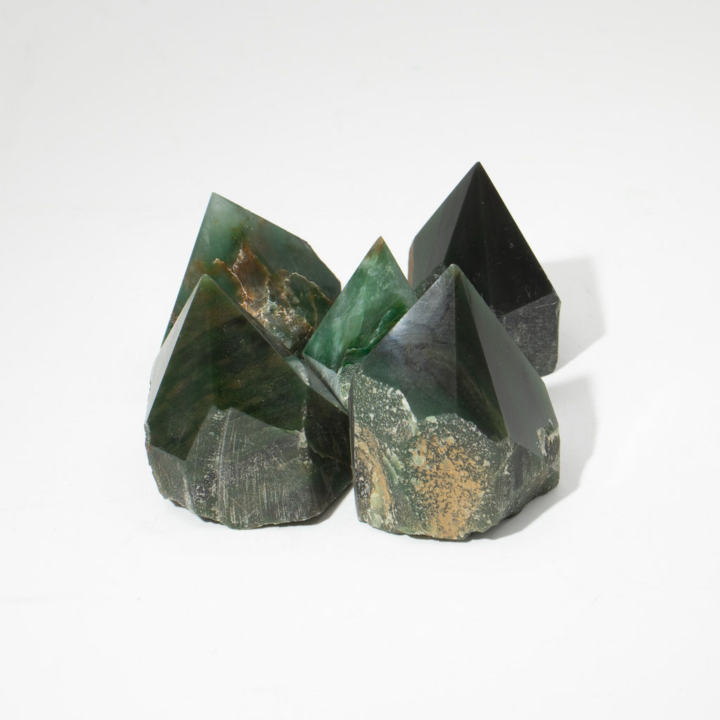 Gemstone Top Polished Points - Green Aventurine (approx 5-6 pieces)