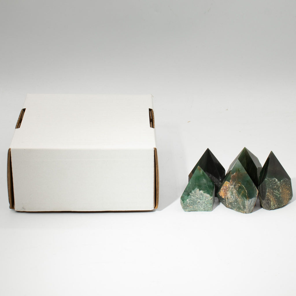Gemstone Top Polished Points - Green Aventurine (approx 5-6 pieces)