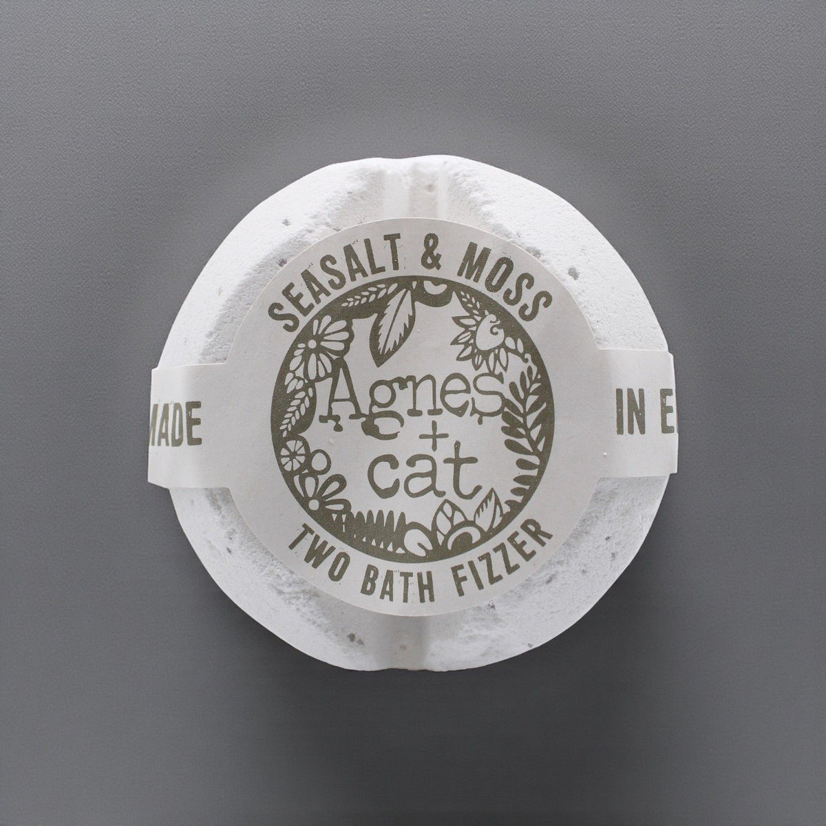 Agnes + Cat Bath Fizzer - Seasalt and Moss