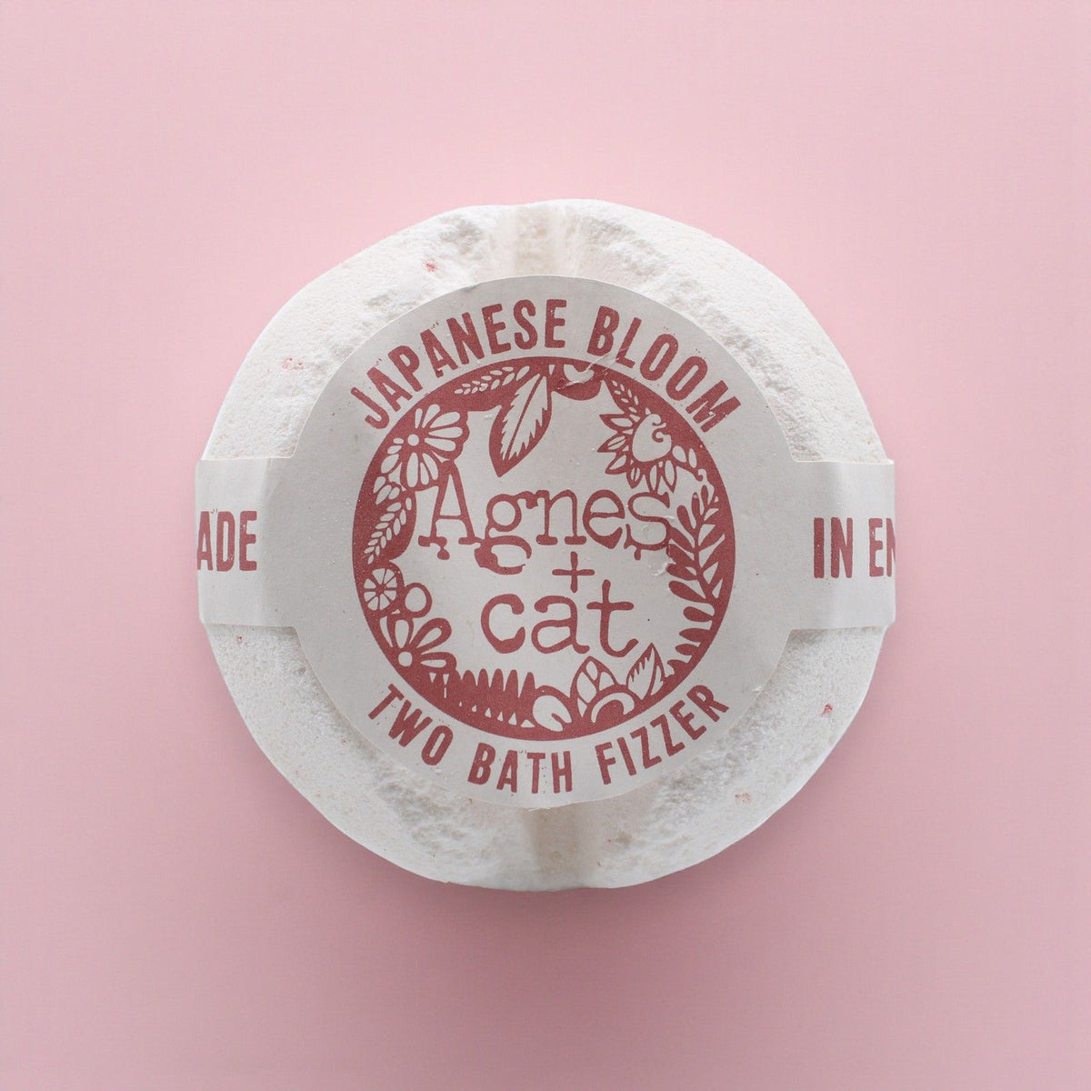 Agnes + Cat Bath Fizzer - Japanese Bloom