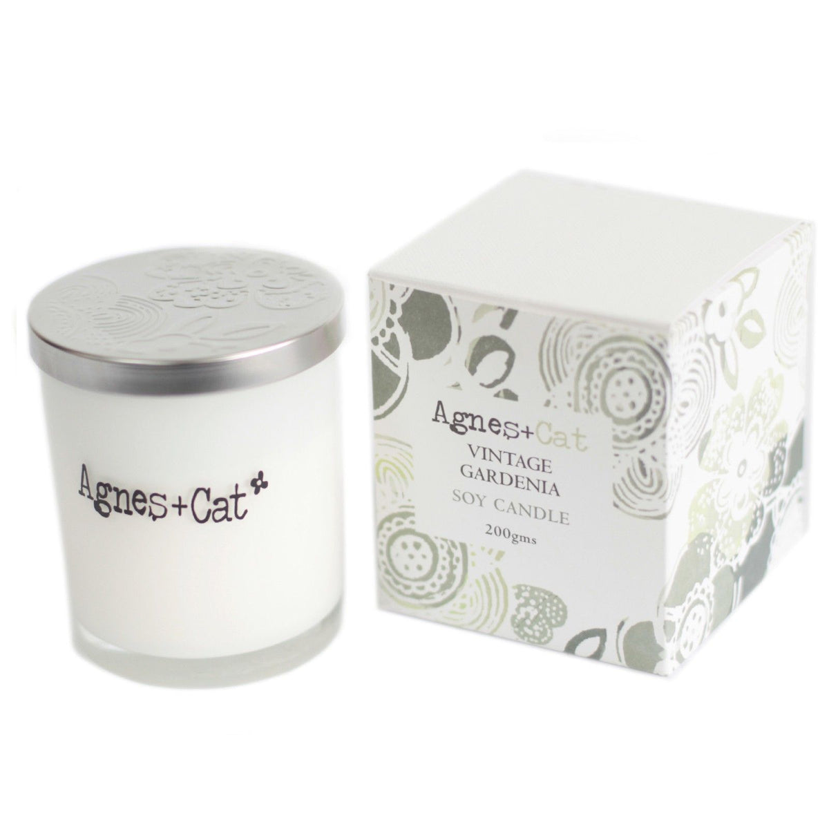 Agnes + Cat Votive Candle - Vintage Gardenia