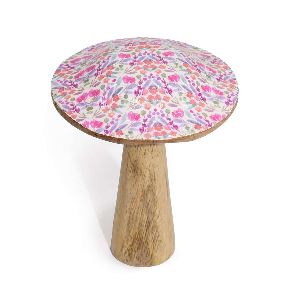 Medium Enamelled Mushroom - 15cm - Pretty Floral