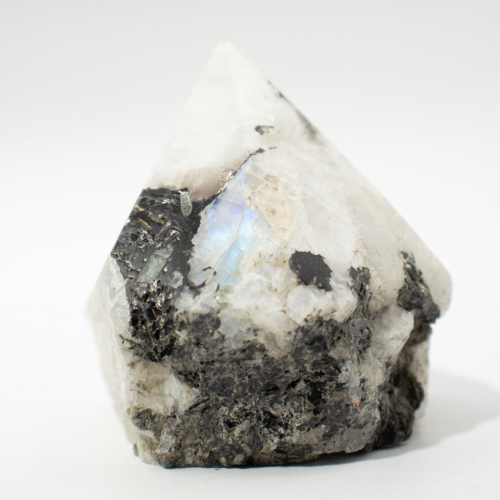 Gemstone Top Polished Points - Rainbow Moonstone (approx 5-6 pieces)