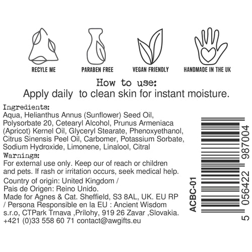 Agnes + Cat Hand & Body Cream - Clementine